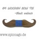 Schnurrbart Holzfliege Herren - Hochzeit Holz Fliege Anzug Krawatte Bart