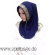 Hijab mit goldener Stickerei Islamischer Schal Islam Muslim Burka Pflicht Chadar Tchadar