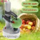 Automatische Elektrische Edelstahl Gemüse Obst Apfel Kartoffelschäler Auto Drehen Peeler Maschine mit Klinge Schäler