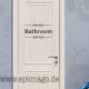WC Aufkleber Badezimmer Wand Aufkleber Türdekoration Lichtschalter Wandtattoo für Toilettentür Aufkleber Für Shop Büro Cafe Klo
