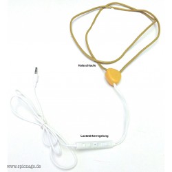 Spionage Kopfhörer SPY Halsschlaufe Premium -  Examen Prüfung UNI ABI Headset
