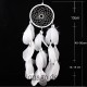 Handgemachter Traumfänger schwarze Feder-Spitze Indian Dream Catcher-Korn-hängende Dekoration Ornament Geschenk Spirit Esoterik